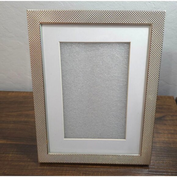 Two's Company Silver Textured  Frame Stunning Matted Wedding Anniversary Shiny - Picture 1 of 11